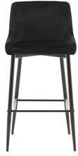 Hioshop 2 X Plaza Barstoel Zwart.