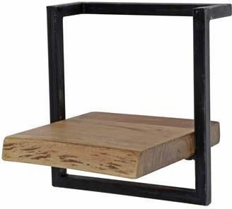 Hoyz Collection Hoyz Wandplank Edge 20cm Teakhout Bruin
