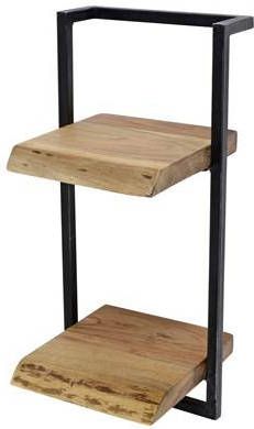 Hoyz Collection Hoyz Wandplank Edge 30cm Teakhout Bruin