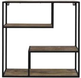 HSM Collection wandrek Levels bruin/zwart 65x65x20 cm Leen Bakker