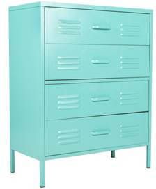 MaximaVida metalen locker ladekast Finn aqua