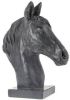 Riverdale Beauty Ornament Paardenhoofd Kunststof Zwart 41 cm online kopen