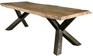 Teakea Acacia Boomstamtafel Yunta 200 met 4cm dik blad