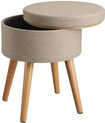 Tectake 403972 Zitkruk Yara Creme wit