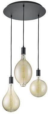 Trio international Hanglamp Ginster Round zwart 323390332