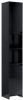 VidaXL Badkamerkast 30x30x183, 5 cm spaanplaat hoogglans zwart online kopen