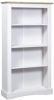 VidaXL Boekenkast 4 schappen 81x29x150 cm grenenhout Corona stijl wit online kopen