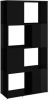 VidaXL Boekenkast/kamerscherm 60x24x124, 5 cm hoogglans zwart online kopen