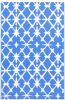 VidaXL Buitenkleed 190x290 cm PP blauw en wit online kopen