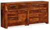 VidaXL Dressoir 160x35x75 cm massief sheesham hout online kopen