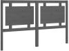 VidaXL Hoofdbord 155, 5x4x100 cm massief grenenhout grijs online kopen