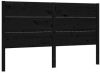 VidaXL Hoofdbord 186x4x100 cm massief grenenhout zwart online kopen