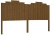 VidaXL Hoofdbord 186x4x110 cm massief grenenhout honingbruin online kopen