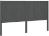 VidaXL Hoofdbord 205, 5x4x100 cm massief grenenhout grijs online kopen