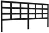 VidaXL Hoofdbord 205, 5x4x100 cm massief grenenhout zwart online kopen