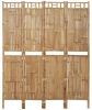 VidaXL Kamerscherm met 4 panelen 160x180 cm bamboe online kopen