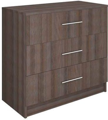 vidaXL Ladekast 71x35x68 cm spaanplaat grijs sonoma eikenkleurig