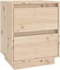 VidaXL Nachtkastje 40x35x50 cm massief grenenhout online kopen