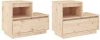 VidaXL Nachtkastjes 2 st 60x34x51 cm massief grenenhout online kopen