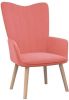 VidaXL Relaxstoel fluweel roze online kopen