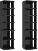 VidaXL Schoenenkasten 2 st 25x27x102 cm hoogglans zwart online kopen