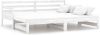 VidaXL Slaapbank uitschuifbaar massief grenenhout wit 2x(90x200)cm online kopen