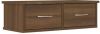 VidaXL Wandkast 60x26x18, 5 cm bewerkt hout bruineikenkleurig online kopen