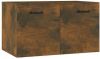VidaXL Wandkast 60x36, 5x35 cm bewerkt hout gerookt eikenkleurig online kopen