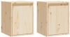 VidaXL Wandkasten 2 st 30x30x40 cm massief grenenhout online kopen