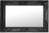 VidaXL Wandspiegel barok stijl 60x40 cm zwart online kopen