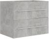 VidaXL Wastafelkast 60x38, 5x48 cm spaanplaat betongrijs online kopen