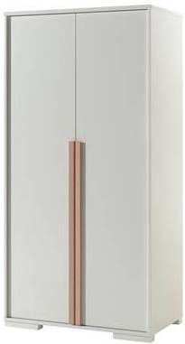 Leen Bakker Vipack 2 deurs kledingkast Londen wit 195, 2x98, 4x56 cm