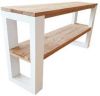 Wood4you Side table New Orleans Roasted wood 170Lx78HX38D cm online kopen