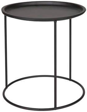 WOOOD Bijzettafel 'Ivar' Medium, kleur Zwart