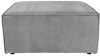 Zuiver James Sofa Element Hocker Nylon Rib 86 x 41 cm Koelgrijs online kopen