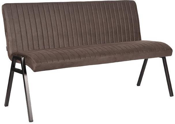 LABEL51 Eettafelbank Matz 145 cm Microvezel Antraciet