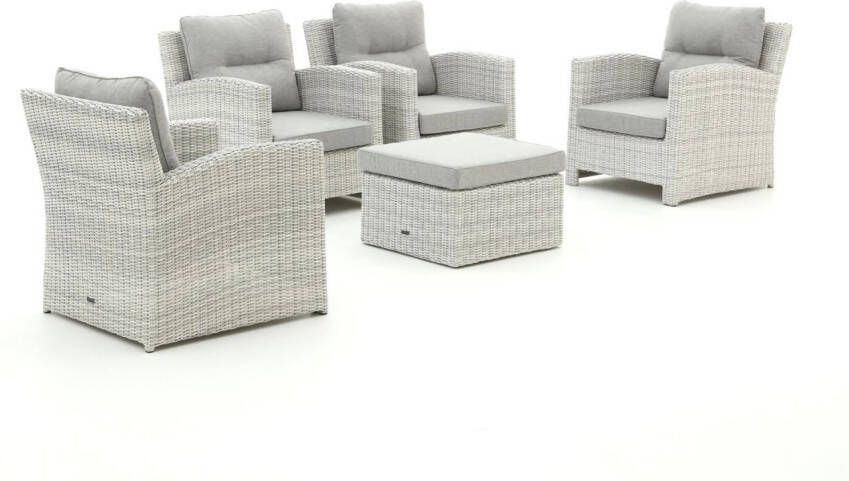 Intenso Fellini stoel loungeset 5 delig Laagste prijsgarantie!