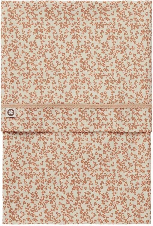 Noppies Baby Comfort Botanical poplin reversible baby ledikantlaken GOTS 110x140 cm Fog