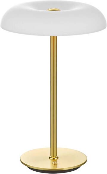 BANKAMP Vanity LED tafellamp tastdimmer messing