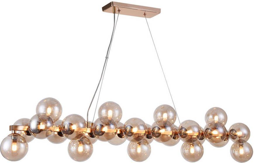 Maytoni Langwerpige hanglamp Dallas, goudkleurig