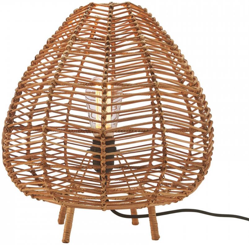 PR Home Nana tafellamp van rotan, natuur