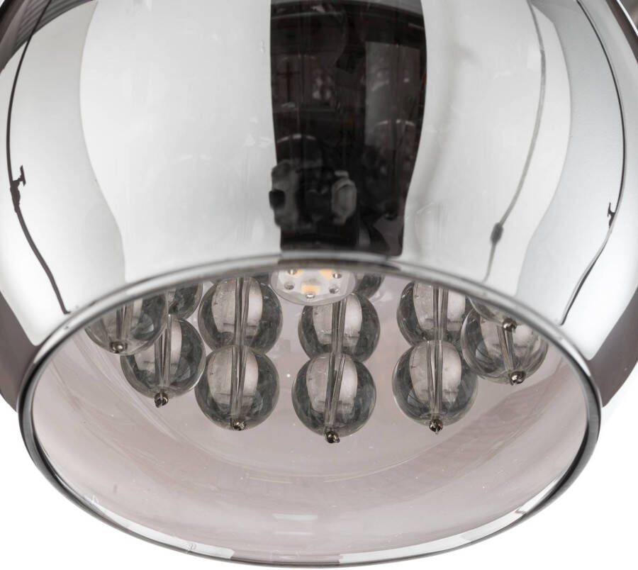 Schuller Valencia LED hanglamp Arian met kristallen, 5 lamps