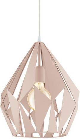 EGLO Carlton P Hanglamp E27 Ø 31 cm Pastel Abrikoos
