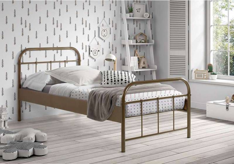 Vipack bed Boston brons 90x200 cm Leen Bakker