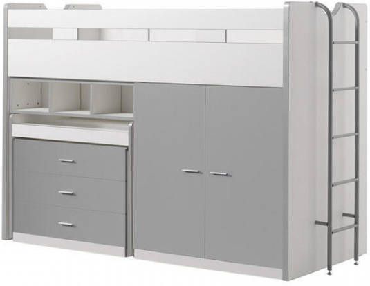 Vipack halfhoogslaper Bonny zilverkleurig 227x150x94, 6 cm Leen Bakker