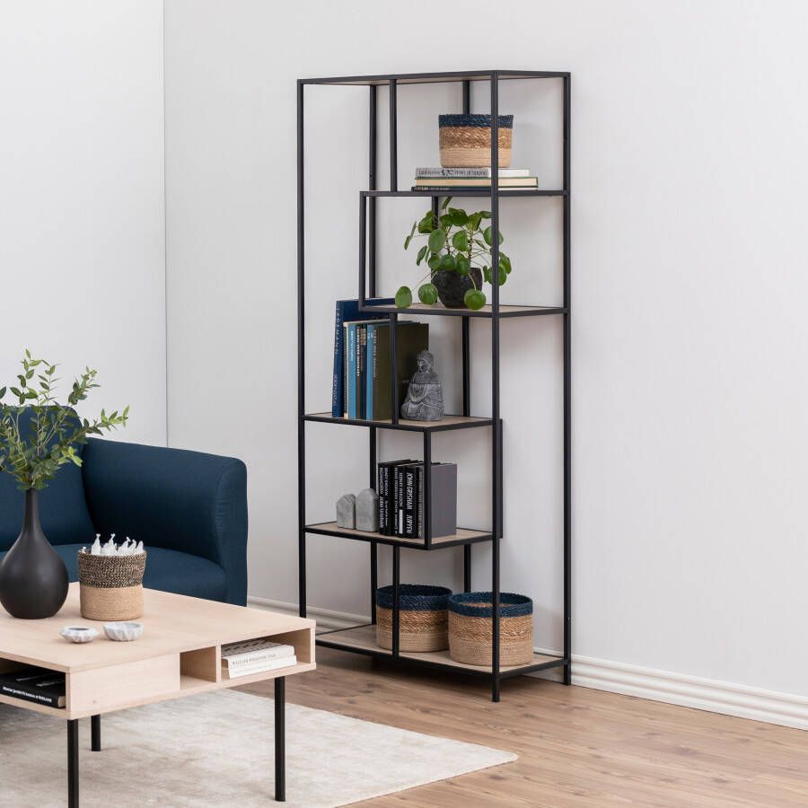 Bendt Wandrek 'Holger' Hout/metaal 6 laags asymmetrisch, 185 x 77 cm