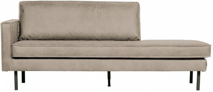 BePureHome Daybed 'Rodeo' PU, Links, kleur Elephant Skin