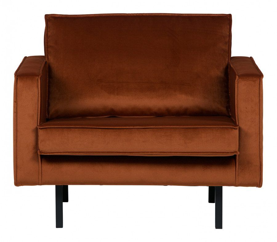 Be Pure Home Fauteuil Rodeo roest velvet BePureHome