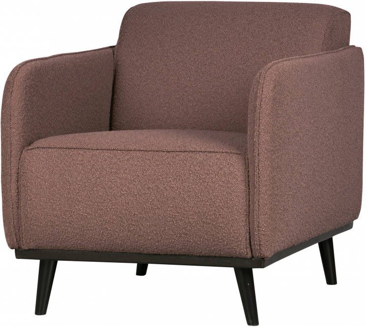 BePureHome Fauteuil 'Statement' Met arm, Bouclé, kleur Coffee