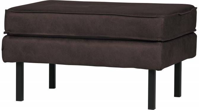 Be Pure Home Hocker Rodeo op poten zwart BePureHome